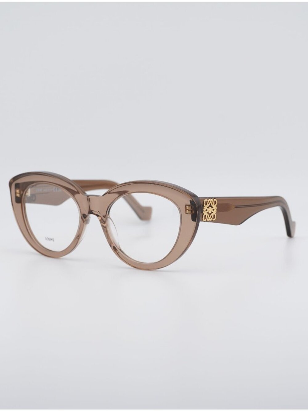 Loewe LW50058I 050 Eyeglasses Dark Brown 51mm Cat Eye Frame